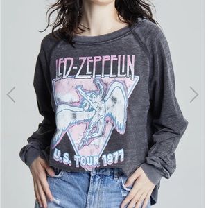 Led Zeppelin U.S. Tour 1977 Sweatshirt- Recycled Karma